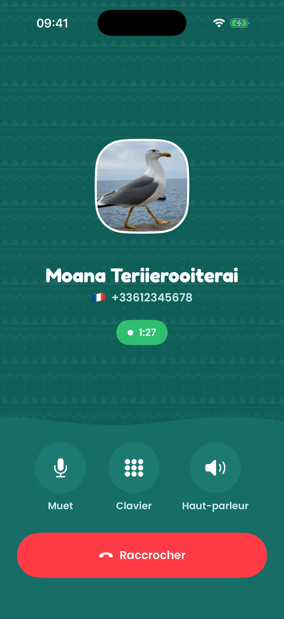 Un appel de chez vous