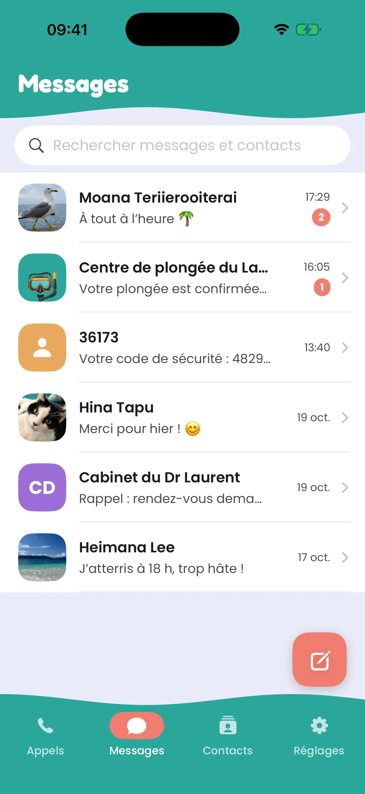 Toutes vos conversations